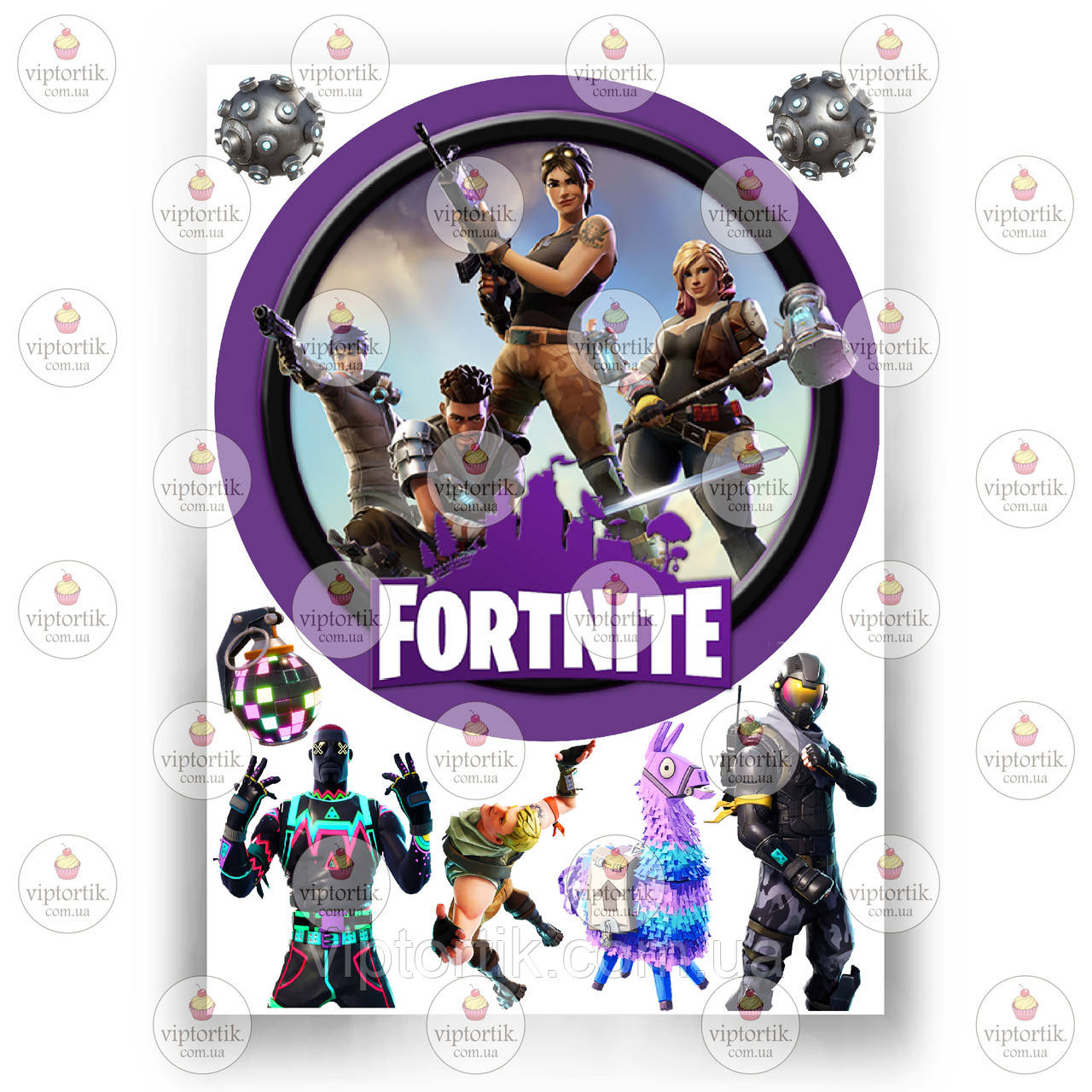 Друк їстівного фото — Вафельний папір — Fortnite No1