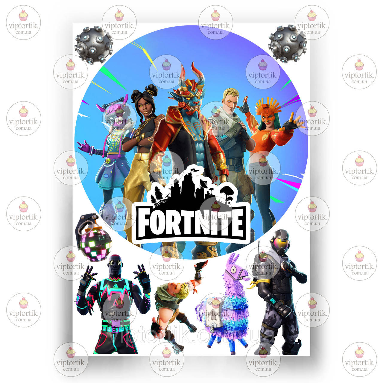 Друк їстівного фото — Вафельний папір — Fortnite No3
