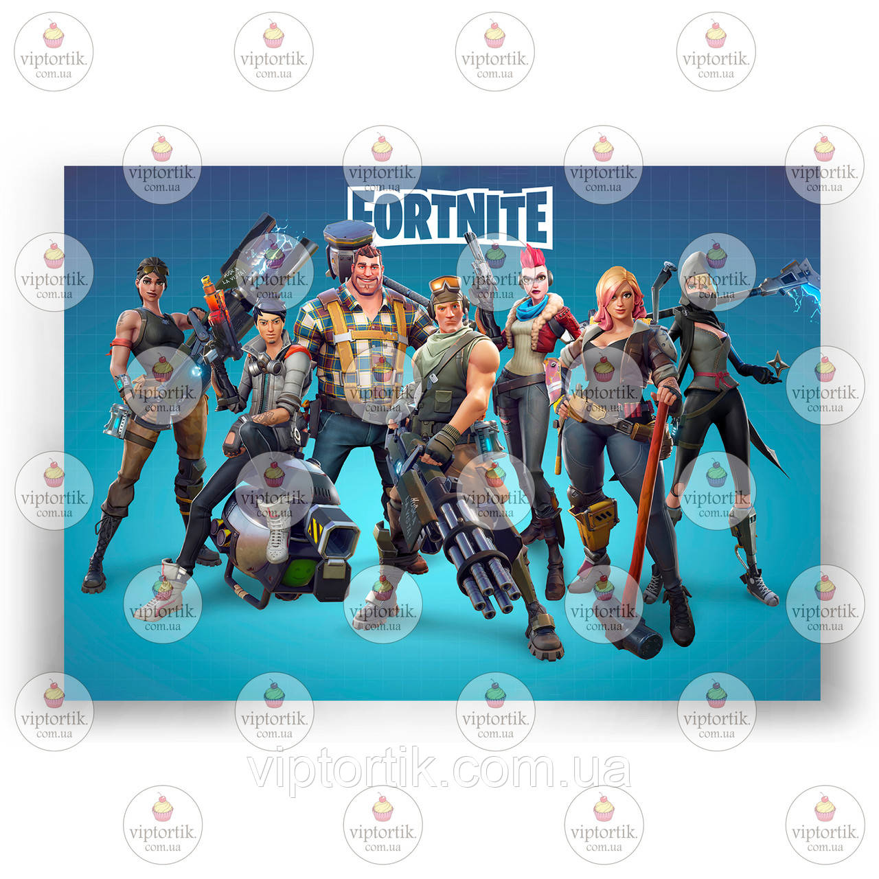 Друк їстівного фото — Вафельний папір — Fortnite No4