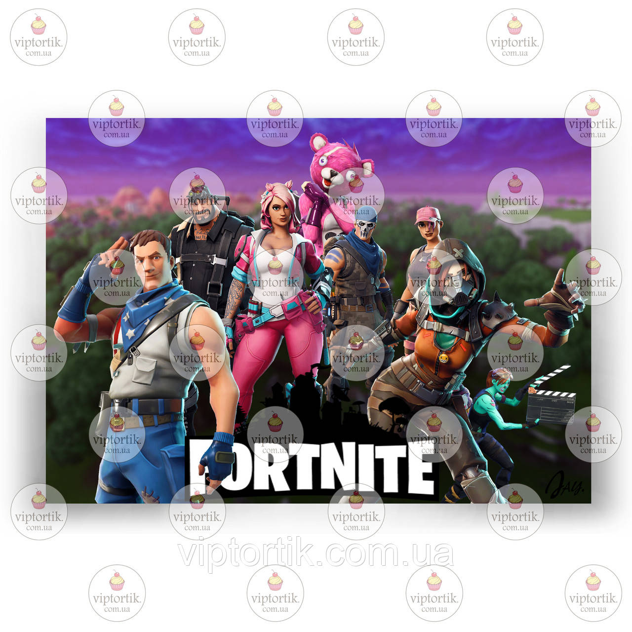 Друк їстівного фото — Вафельний папір — Fortnite No6