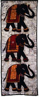 Картина Индийские слоны (батик)