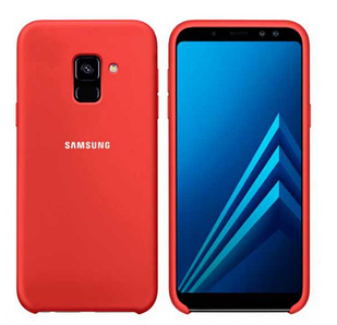 Чохол Silicone Case для Samsung Galaxy J6 2018 J600 червоний (самсунг галаксі джей 6)