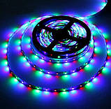 Світлодіодна стрічка RIAS LED 3528 RGB в бухті 4.5 м різнобарвна (4_00326), фото 5