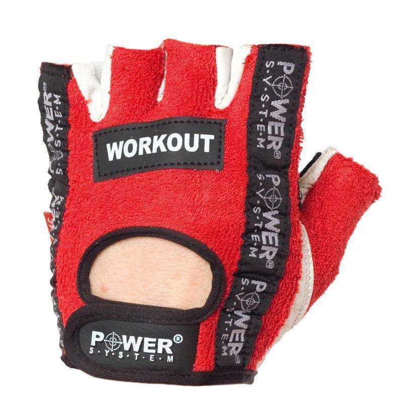 Рукавиці для воркаута (турніка та брусів) Workout Power System PS-2200, червоні