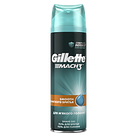 Гель для бритья Gillette Mach 3 Close & Smooth «Для гладкого и мягкого бритья» 200 мл