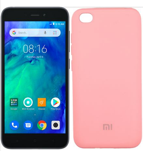 Чохол силіконовий для Xiaomi Redmi Go рожевий (ксиомі сяоми редмі гоу)