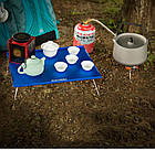 Столик для походів Naturehike Compact Table 340х250 мм NH17Z001-L diva blue, фото 6