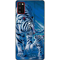 Силіконовий бампер чохол для Samsung A41 Galaxy A415f з малюнком Тигри