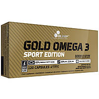 Olimp Labs Gold Omega 3 Sport Edition, Рыбий Жир, Омега 3 спорт (120 капс.)