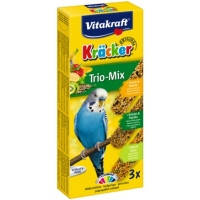 Vitakraft Kracker крекер для хвилястих папуг з інжиром, бананом і ківі, 3 шт.