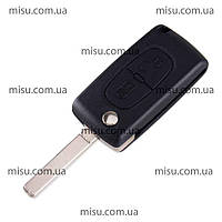 Корпус ключа Citroen Peugeot 2 кнопки лезвие VA2 CE0536