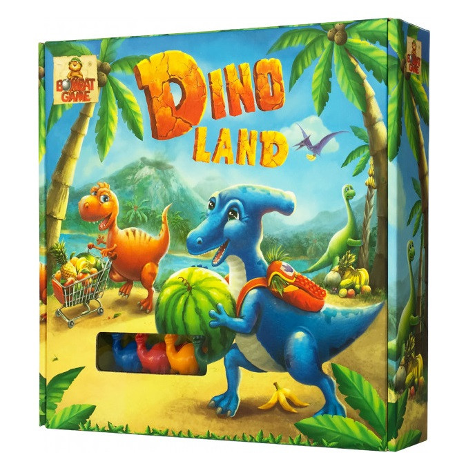 Игра настольная Bombat Game Dino Land (2-4 игрока, 6-12 лет) | Настольный игровой набор