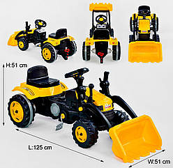 Трактор Екскаватор педальний із ковшем 315, регульоване сидіння, ланцюговий