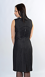 Сарафан для вагітних із костюмної джинсової тканини Бантік Розмір 44 EkoMama Сірий, фото 3