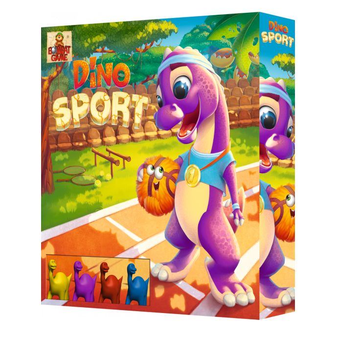 Гра настільна Bombat Game Dino Sport (2-4 гравця, 4-12 років) | Настільний ігровий набір