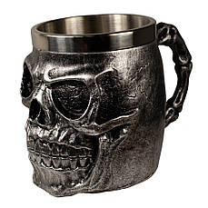 Кружка ЧЕРЕП 2 сталевий