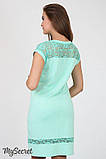 Ошатне плаття - футляр для вагітних Vesta Розмір S My Secret М'ятний, фото 3
