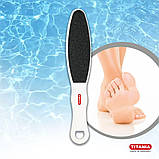 Тертка для ніг двостороння з наждачною поверхнею Titania art.3020, фото 2