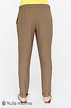 Вільні брюки для вагітних з легкої тканини Kacey S Юла Мама Бежевий, фото 3
