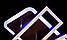 Сучасна світлодіодна люстра з пультом до 20 кв.м колір Коричневий 110 Ват Diasha 11019/3CF 3color, фото 3