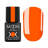 Гель-лак Moon Full Neon № 704 (оранжевый, неон), 8 мл