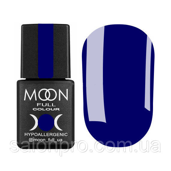 Гель-лак Moon Full Glass Effect №06 (синій, емаль), 8 мл
