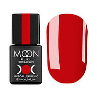 Гель-лак Moon Full №137, класичний червоний, 8 мл