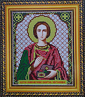 Набір для вишивання бісером ікона Святий Великомученик Целитель Пантелеймон VIA5068