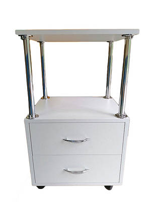 Косметологічна Етажерка-Візок-Стіл на коліщатках з висувними ящикоми "Ліа-2"