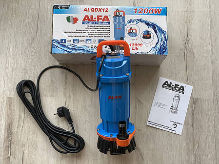 Погружной насос для брудної води Al-Fa ALQDX12 / 1200Вт, фото 1