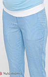 Легкі брюки для вагітних Melani S Юла Мама Блакитний TR-20.013, фото 3