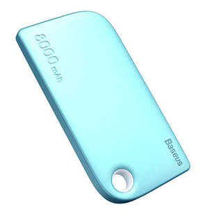 УМБ Power Bank (зовнішній акумулятор) для телефону Baseus Fan Power 8000 мАг Блакитний (PPM11-03), фото 1