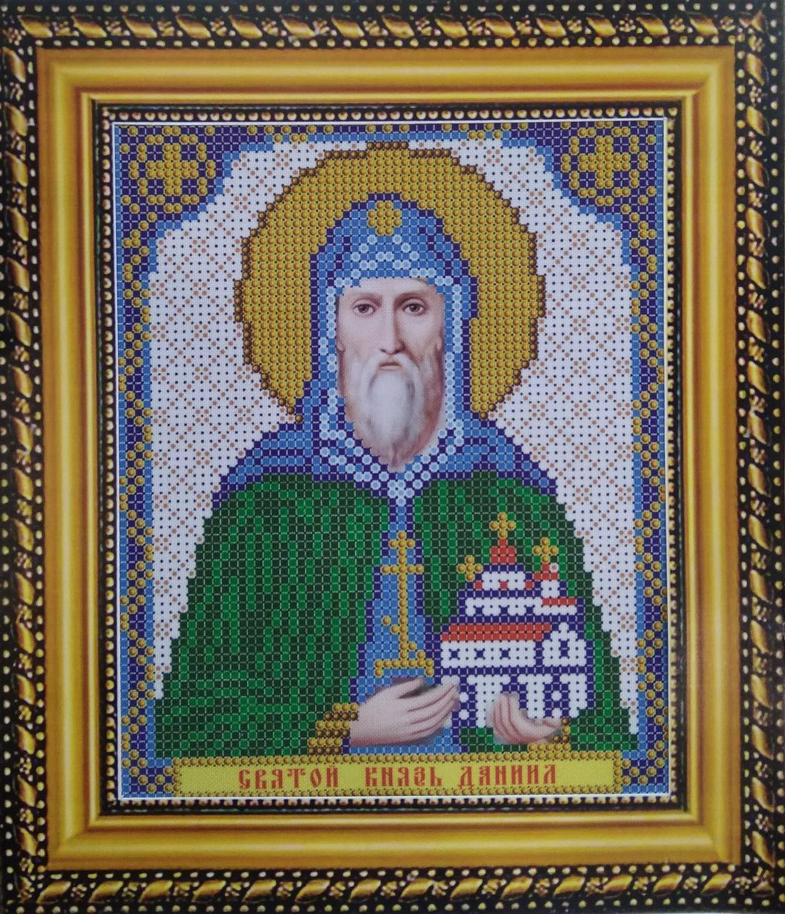 Набір для вишивання бісером ікона Святий Князь Даниил VIA 5090