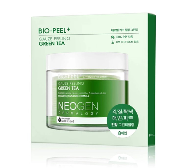 Зволожувальні пілінг-диски із зеленим чаєм Neogen Dermalogy Bio-Peel Gauze Peeling Green Tea (8pads)
