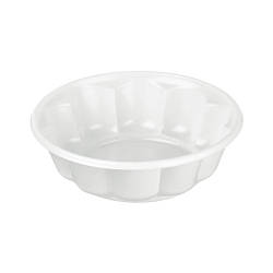 Пластикова тарілка одноразова креманка - 100шт / Тарілка одноразова їдальня