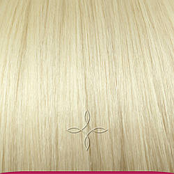 Натуральне Європейське Волосся на Заколках 55 см 110 грам, Блонд №60