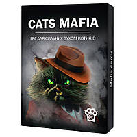 Игра Котомафия (CATS MAFIA) - карты мафия с котами (англ/укр). WoodCat (W0001)