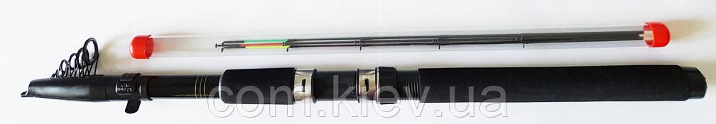 Компактне ( 78 см) Фідерне вудлище GW Telefeeder Black Panther 3,6 м, (60-120 г)