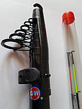 Компактне (85 см) фідерне вудлище GW Telefeeder Black Panther 3,9 м, (60-120 г) телескоп, фото 4