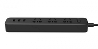 Фильтр сетевой Xiaomi Mi Power Strip 3 розетки и 3 USB порта черный