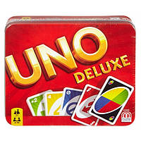 Настольная карточная игра Уно Делюкс (UNO Deluxe). Mattel (K0888)
