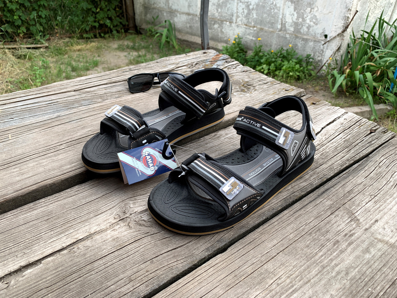 Чоловічі сандалі босоніжки SAHAB Сахаб чорні Оригінал