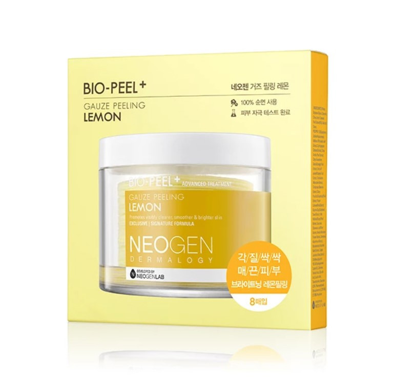 Надають яскравість пілінг-диски з лимоном Neogen Dermalogy Bio-Peel Gauze Peeling Lemon (1pads)