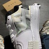 Кросівки Nike Air Force Shadow White Black, кросівки найк аір форс шадоу, фото 7