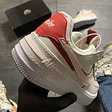 Жіночі кросівки Nike Air Force Shadow Beige, жіночі кросівки найк аір форс шадоу, фото 6
