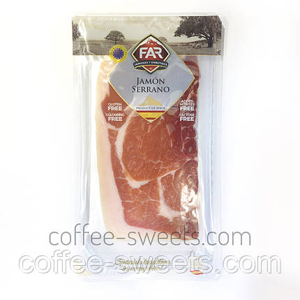 Хамон FAR Jamon Serrano (нарізання) 100 г, фото 1