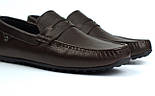 Мокасини коричневі шкіряні взуття чоловіче Rosso Avangard ETHEREAL Chelsea Brown Leather, фото 6