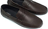 Мокасини коричневі шкіряні взуття чоловіче Rosso Avangard ETHEREAL Chelsea Brown Leather, фото 7
