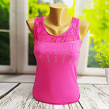 Жіноча майка малинова