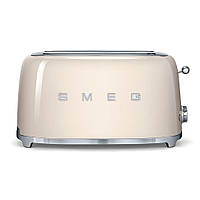 Тостер на 4 шматочки хліба Smeg кремовий TSF02CREU